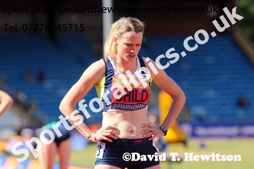 Womens 400 metres hurdles, Sainsbury's British Champs, Alexander Stadium, Birmingham. Photo: David T. Hewitson/Sprts for All Pics